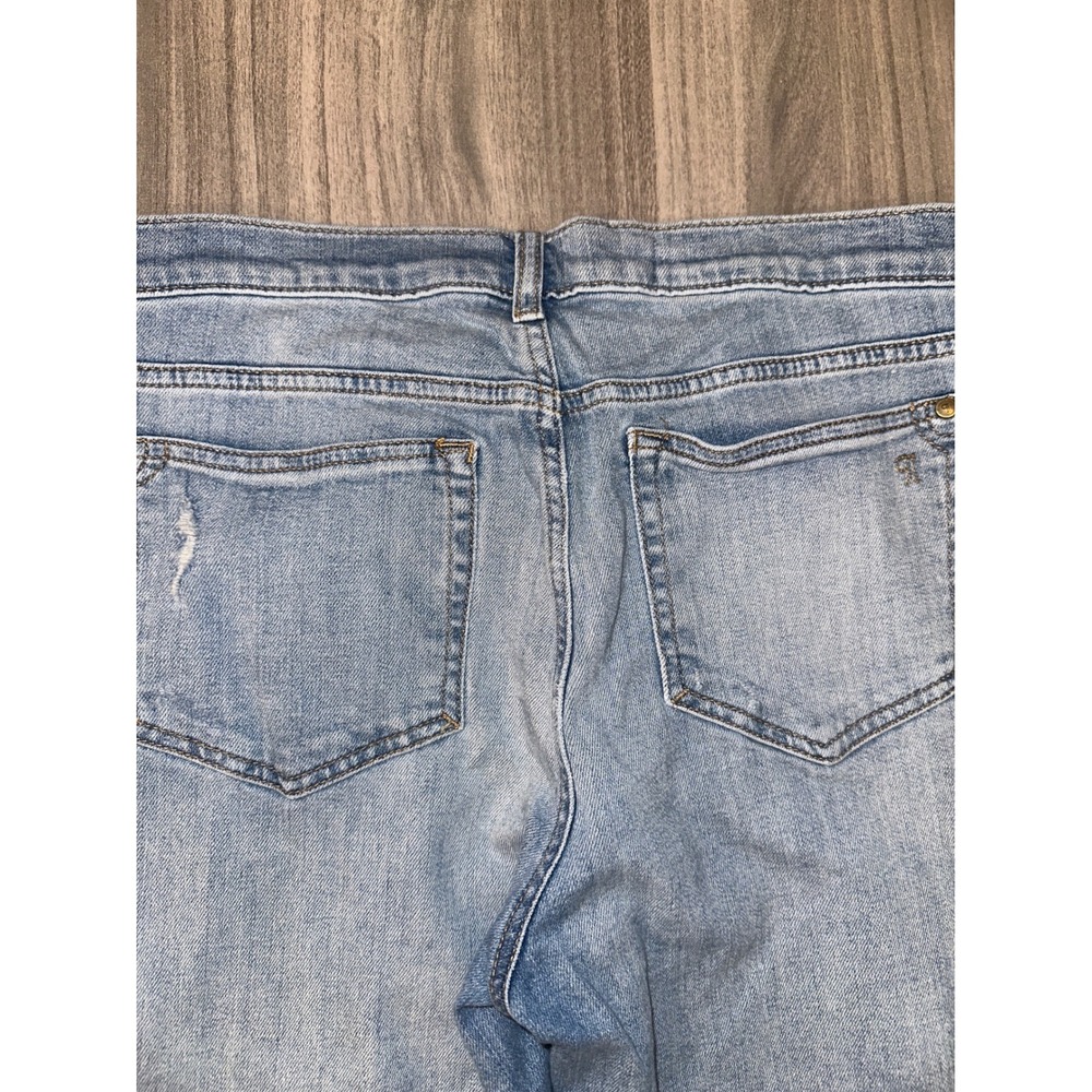 Z1 Pilcro Baggy Slim Boyfriend High-Rise Relaxed Jeans Distressed Light Wash 29 - Picture 7 of 12